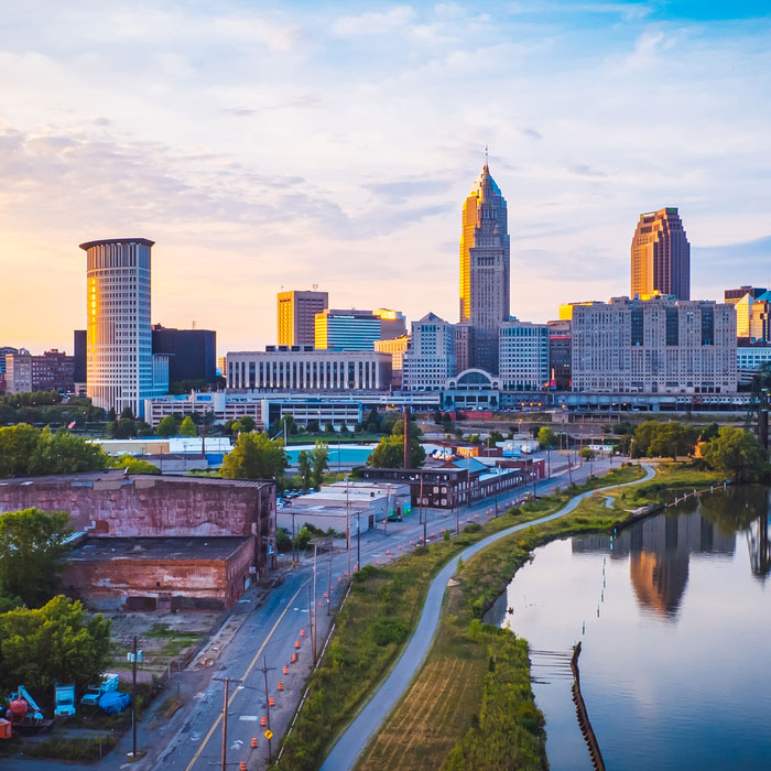 Cleveland skyline