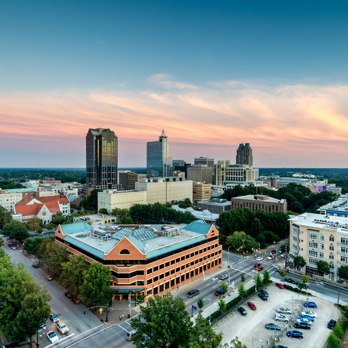 Raleigh skyline