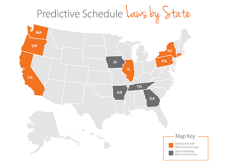 states with predictive scheduling laws