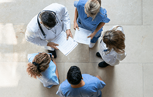 hospital staff preparing for coronavirus COVID-19