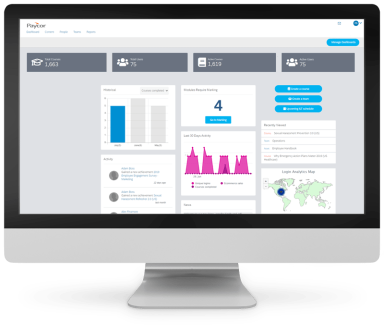 lms dashboard