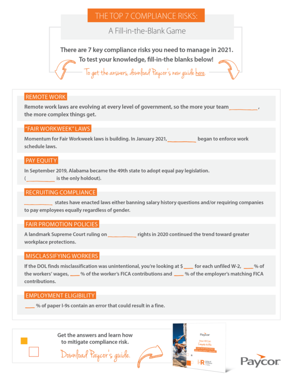 Paycor Compliance Infographic