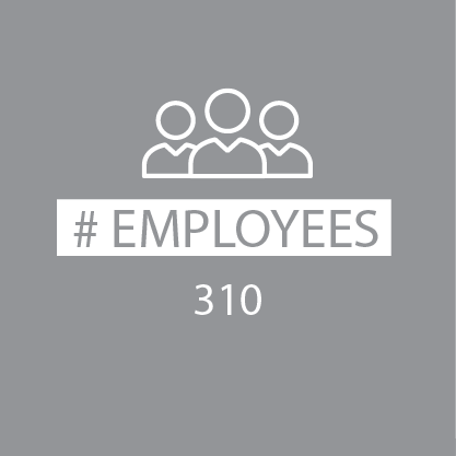 310 employees