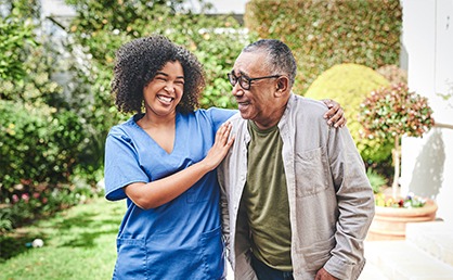 nurse helping