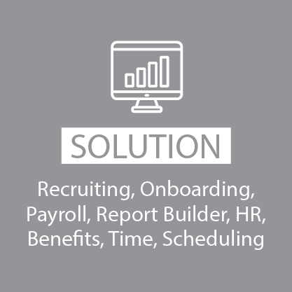 Paycor solutions used by The YMCA of Greater Cincinnati: Recruiting, Onboarding, Payroll, Report Builder, HR, Benefits, Time, Scheduling.