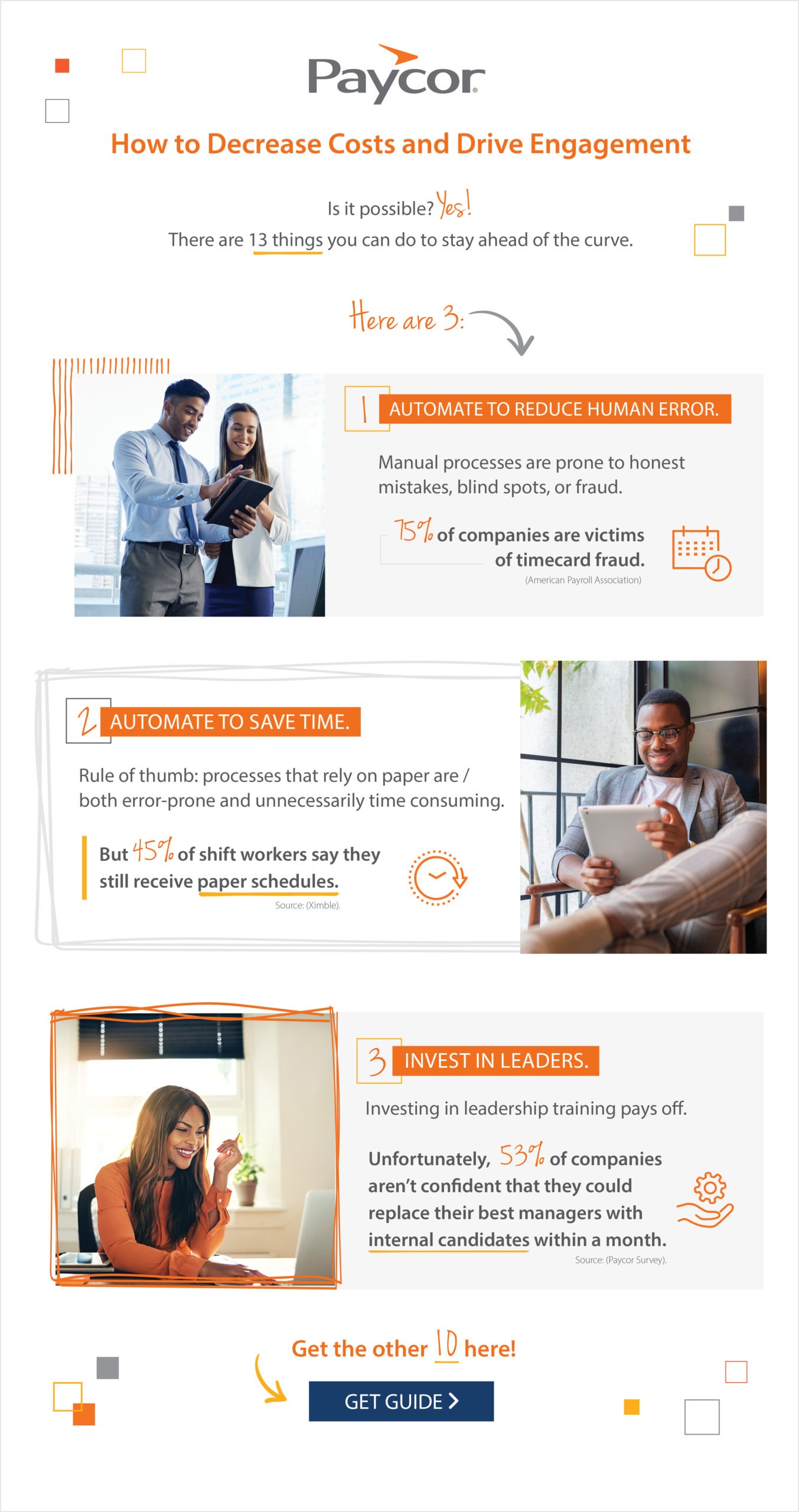 Paycor 2022 Recession Guide infographic