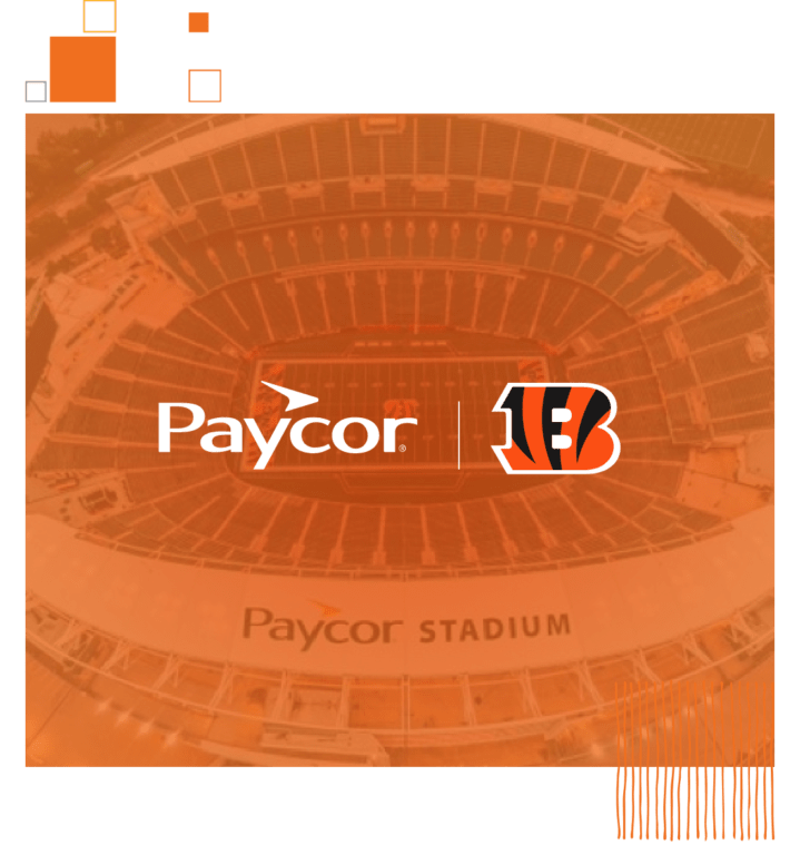 Paycor and Cincinnati Bengals logos