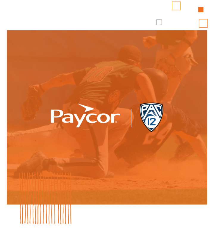 Paycor logo and Pac 12 Conference logo