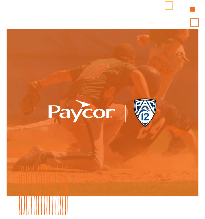 Paycor logo and Pac 12 Conference logo