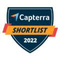 capterra 2022 shortlist badge