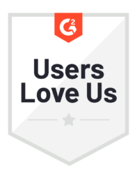 G2 Users Love Us badge