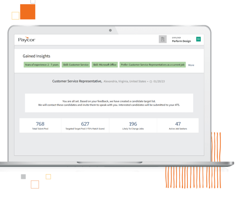 Paycor Talent Recruitment product screenshot