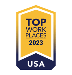 Top Work Places 2023 USA badge