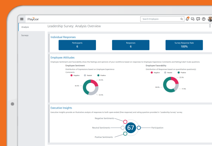 paycor paths screenshot of analysis overview