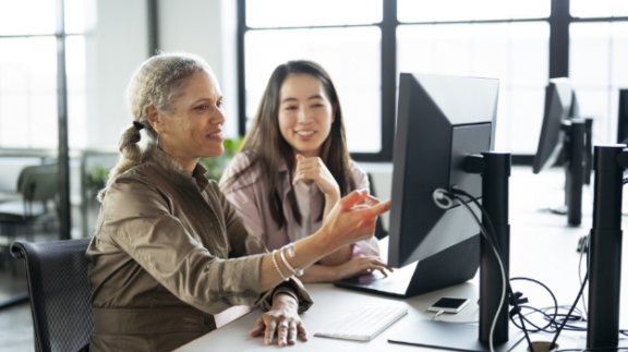 women-at-work-viewing-a-monitor