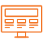 orange computer icon