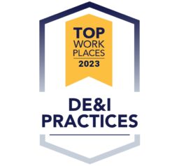 2023 top work places DE&I Practices badge