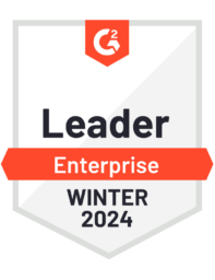 G2 Badge Enterprise Leader Winter 2024