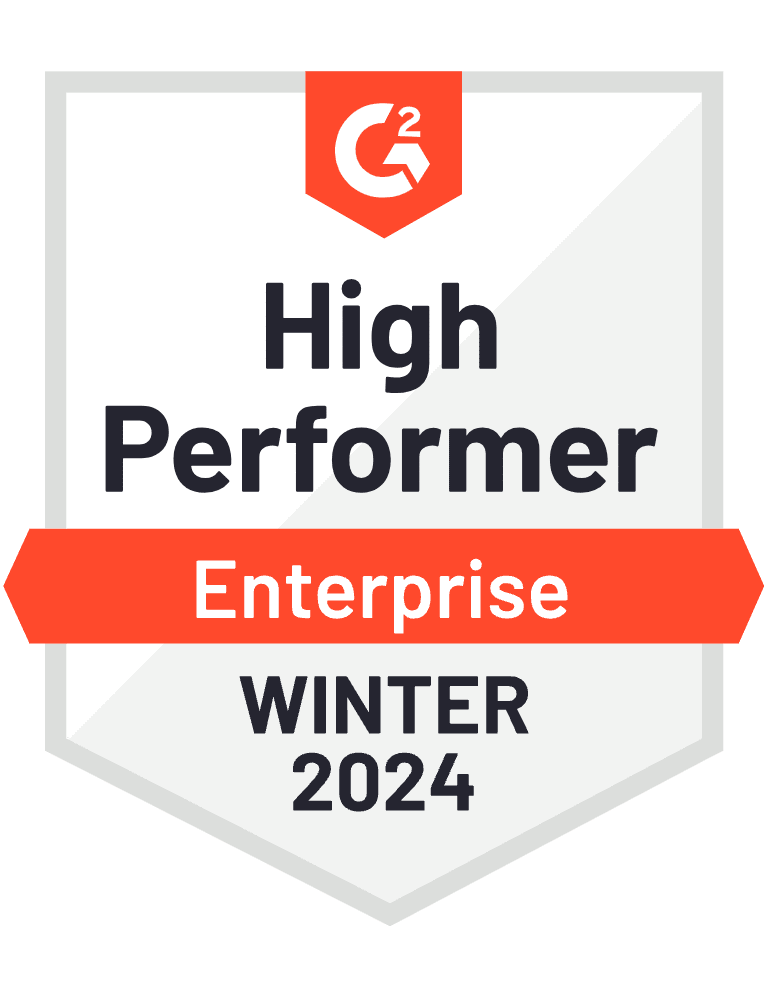 G2 Winter 2024 High Performer Enterprise