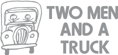 Two men and a truck logo