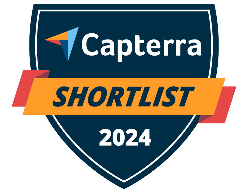 Capterra Shortlist 2024 badge