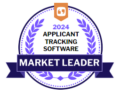 Software Advice Tier Badge - Applicant Tracking Market Leader 2024
