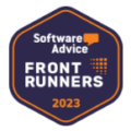 Software Advice Front Runners 2023 badge