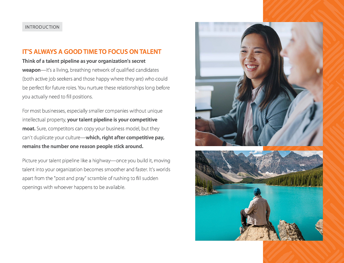 The introduction page for Paycor's Future-proof Talent Pipeline resource guide