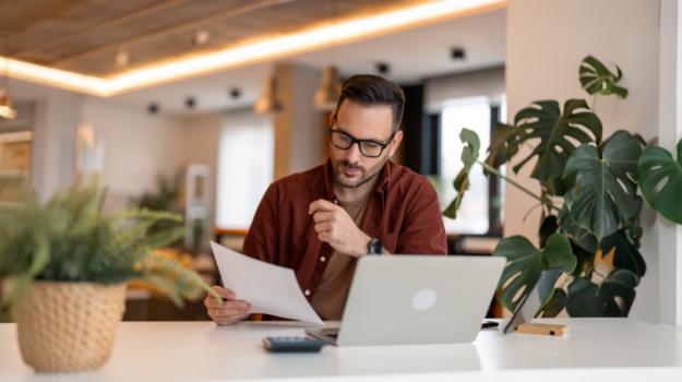 employee calculating base pay