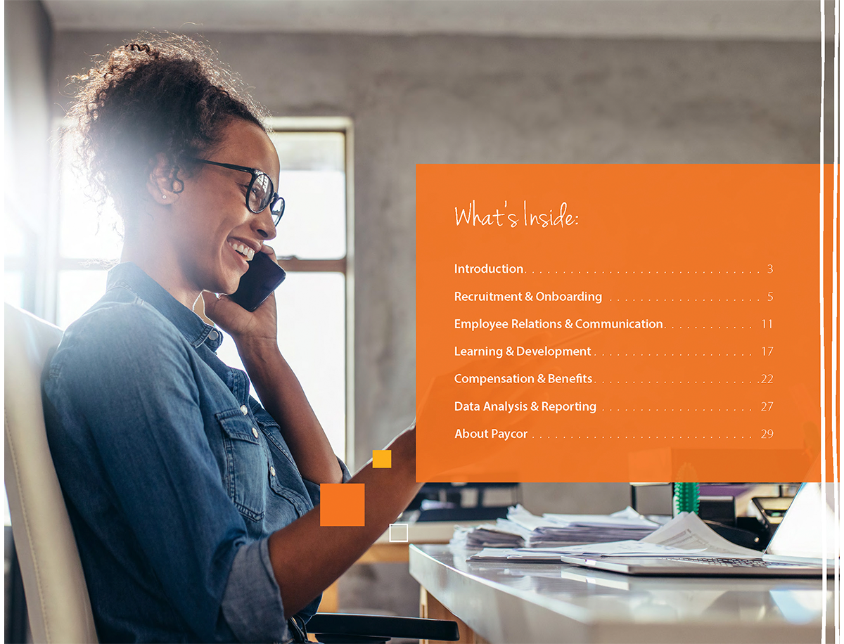 table of contents for the AI HR Prompts Guide
