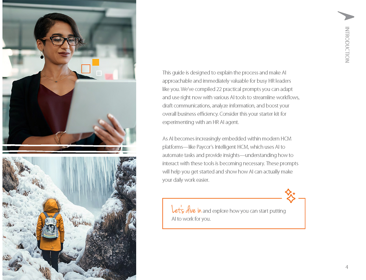 a continued introduction for the Paycor HR AI prompt guide