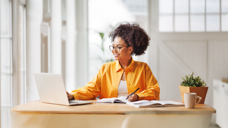 Employee researching the difference between hcm vs hris vs hrms