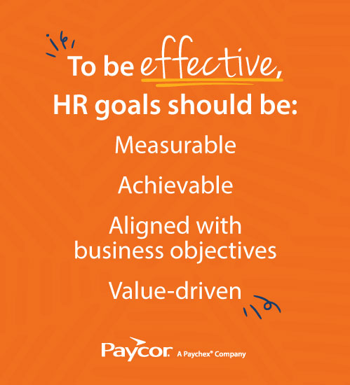 SMART criteria for HR Goals