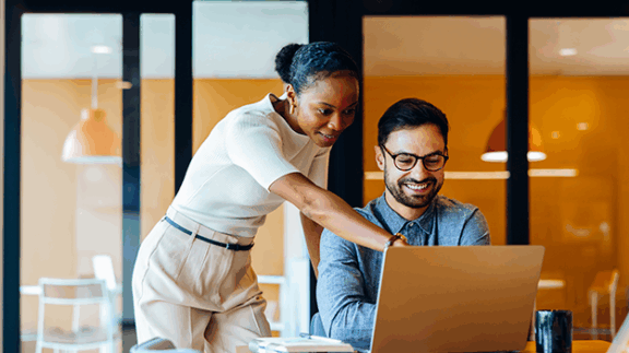 Employee using a letter of recommendation template