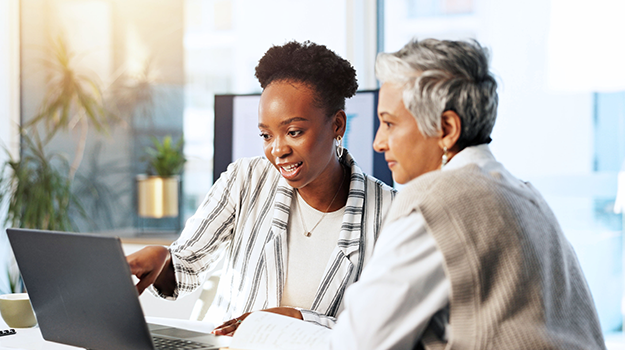 HR professionals using a skill gap analysis template