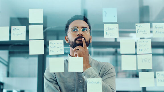 an employee practicing workforce planning